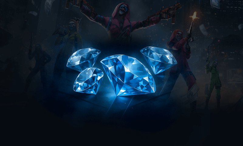 105 алмазов по id