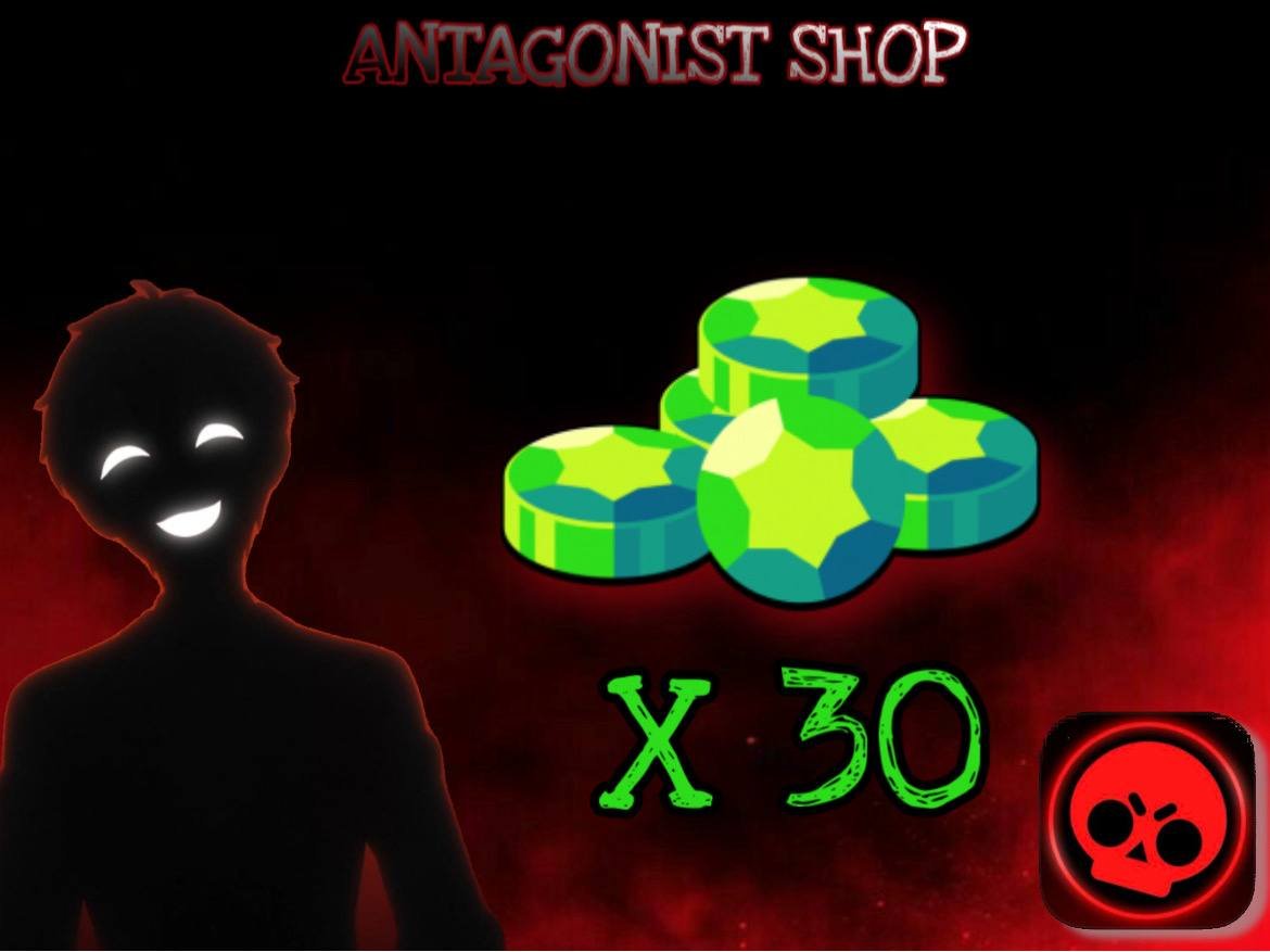 💎 BRAWL STARS | 30 ГЕМОВ | МОМЕНТАЛЬНО