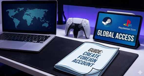 🌍 Весь мир в твоем профиле! Гайд: Аккаунты Steam & PS Store в любом регионе.