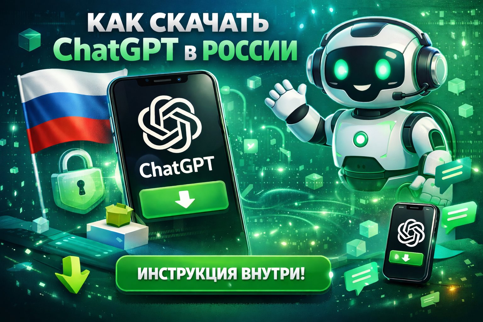 🛡️Как скачать CHATGPT в России🇷🇺