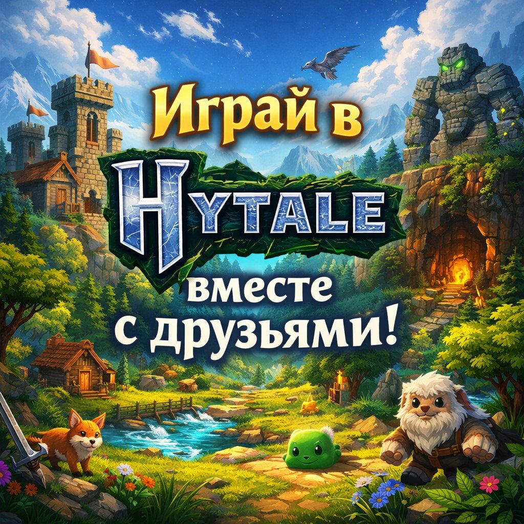 🎮 Играй в Hytale вместе с друзьями. Я собрал всю актуальную информацию 