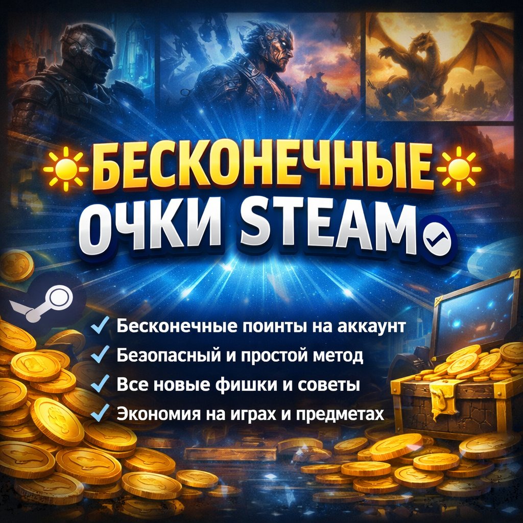 🎁 БЕСКОНЕЧНЫЕ ОЧКИ STEAM 🎁