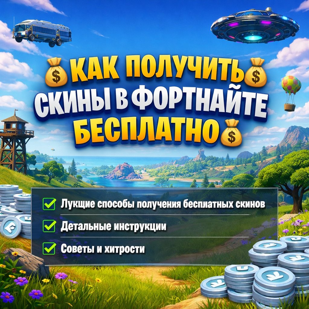 💰КАК ПОЛУЧИТЬ СКИНЫ В ФОРТНАЙТЕ БЕСПЛАТНО💰