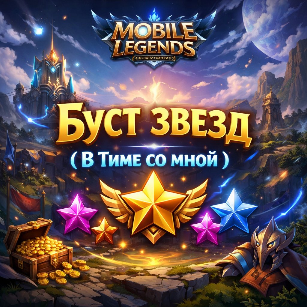 Буст звезд ( со мной в Тиме )                                 