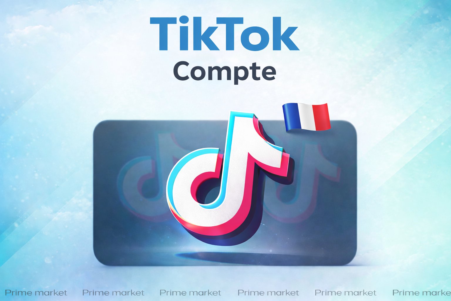 Надежный TikTok-аккаунт регион Франция