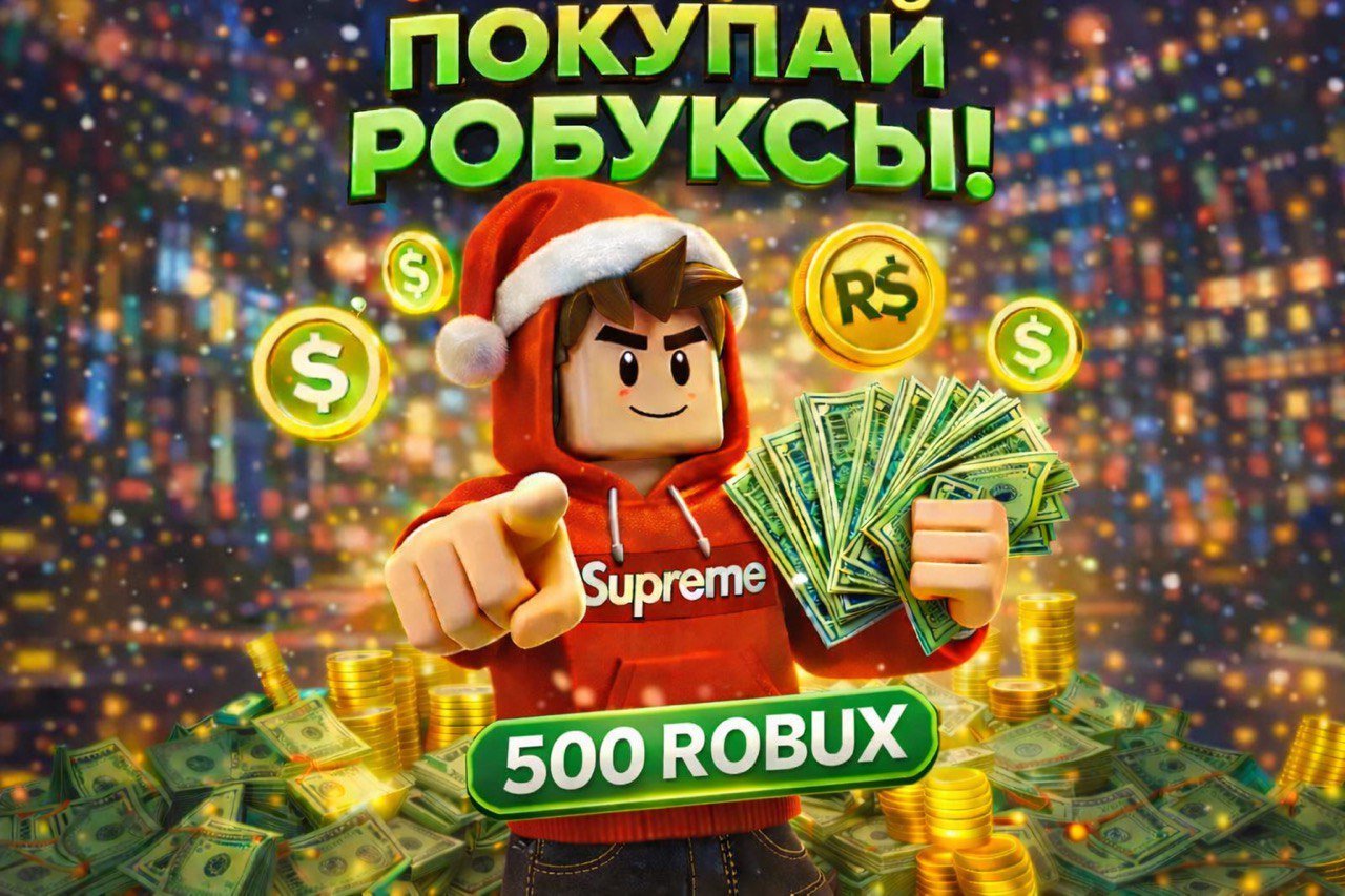 🔥500 РОБУКСОВ 🔥 ❗️КОММИСИЯ НА МНЕ❗️ПО GAME PASS 🪪