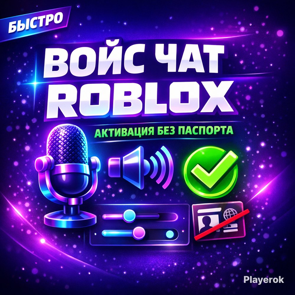 СПОСОБ АКТИВАЦИИ ВОЙС ЧАТА 🔊✅ БЕЗ ПАСПОРТА | БЫСТРО И ПРОСТО ⚡🙂